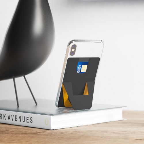 DesignNest FoldStand |Phone + cardholder| Αόρατο Αναδιπλούμενο Stand Κατάλληλο Για Smartphone (Grey)