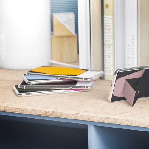 DesignNest FoldStand |Phone + cardholder| Αόρατο Αναδιπλούμενο Stand Κατάλληλο Για Smartphone (Grey)