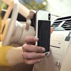 DesignNest FoldStand |Phone + cardholder| Αόρατο Αναδιπλούμενο Stand Κατάλληλο Για Smartphone (Grey)