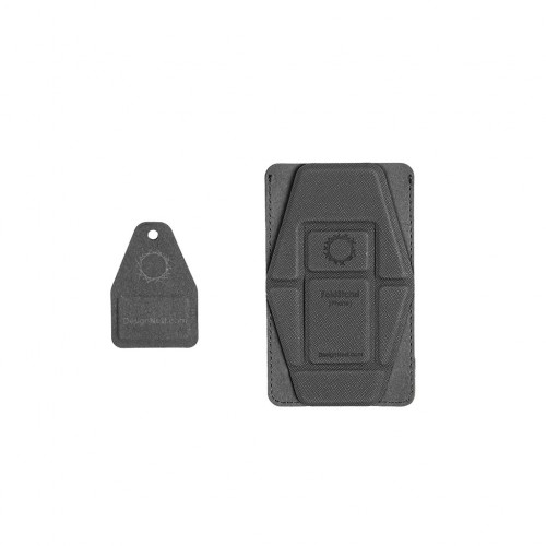 DesignNest FoldStand |Phone + cardholder| Αόρατο Αναδιπλούμενο Stand Κατάλληλο Για Smartphone (Grey)