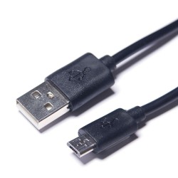 Καλώδιο Φόρτισης Και Μεταφοράς Δεδομένων GreenMouse – MicroUSB 1,0 m Σε Μαύρο Χρώμα