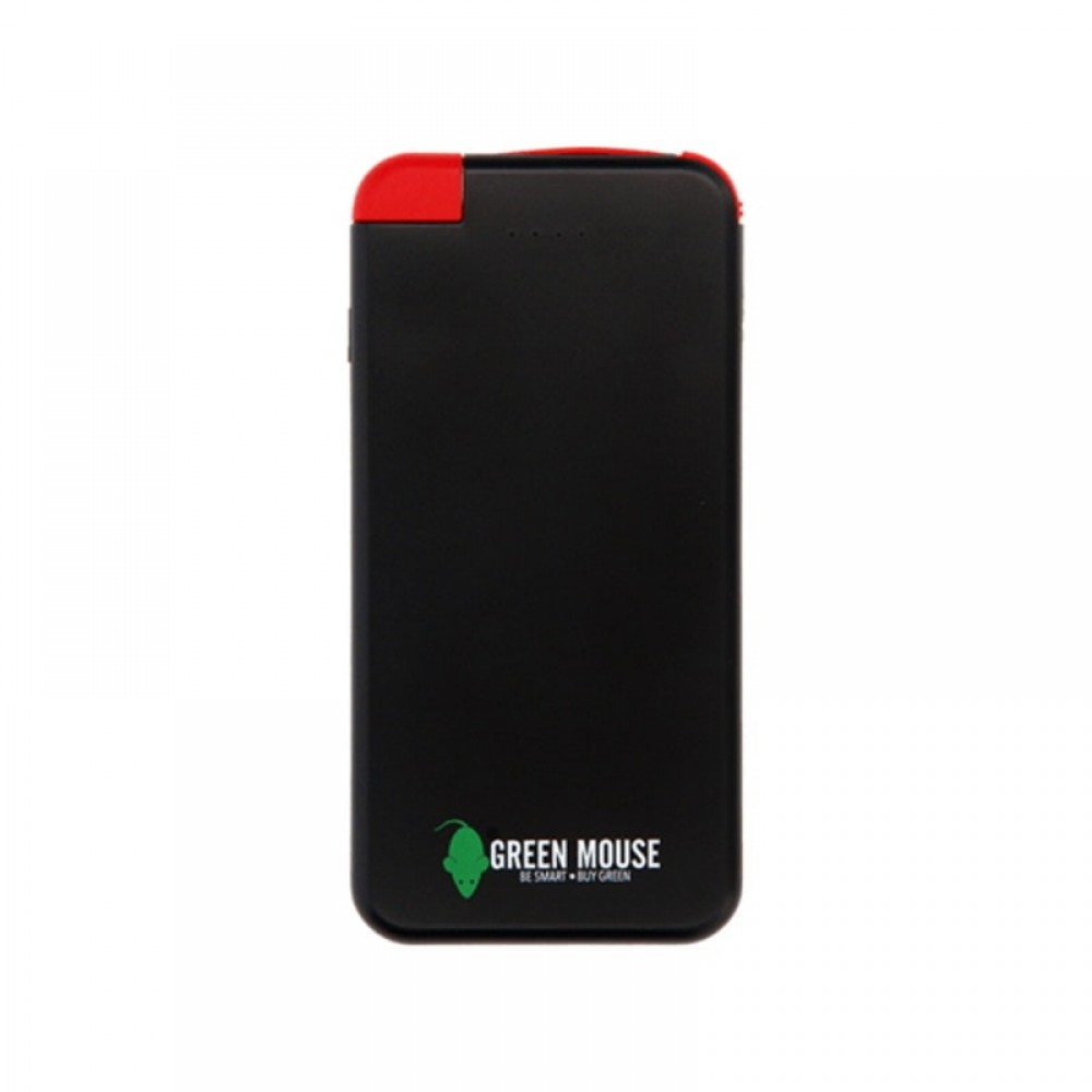 Φορητό Powerbank 5000mAh GreenMouse Σε Μαύρο Χρώμα