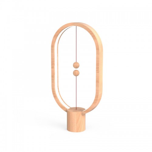 Heng Balance Διακοσμητική Λάμπα Με Μαγνητικό Διακόπτη Σε Φυσικό Ξύλο Ellipse - Allocacoc