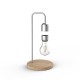 Μαγνητικό Αιωρούμενο Επιτραπέζιο Φωτιστικό Ασημί Levitating Light Bulb - Allocacoc