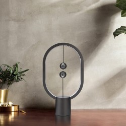 Heng Balance Mini Διακοσμητική Λάμπα Με Μαγνητικό Διακόπτη Σε Σκούρο Γκρι Ellipse - Allocacoc