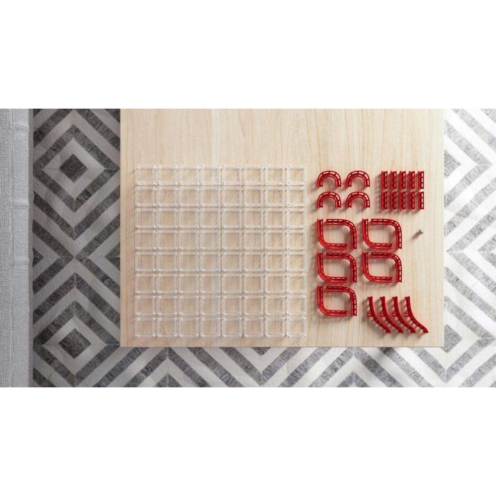 MagnetCubes Rollercoaster Marble Run by DesignNest – Αρθρωτό Μαγνητικό Κτίριο