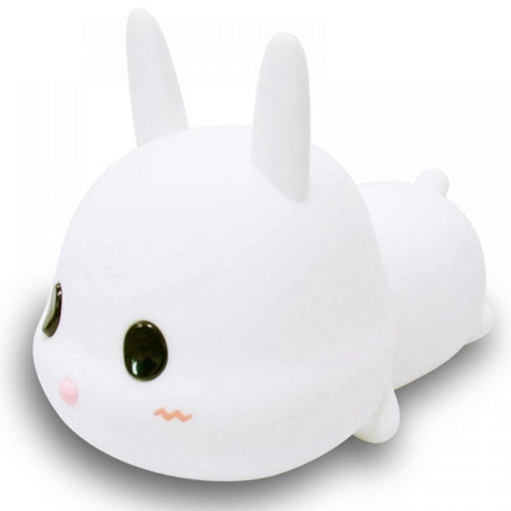 Allocacoc® Meng Rabbit Night Lamp Κουνελάκι Φωτιστικό νυκτός από μαλακή σιλικόνη με χρονοδιακόπτη