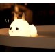 Allocacoc® Meng Rabbit Night Lamp Κουνελάκι Φωτιστικό νυκτός από μαλακή σιλικόνη με χρονοδιακόπτη