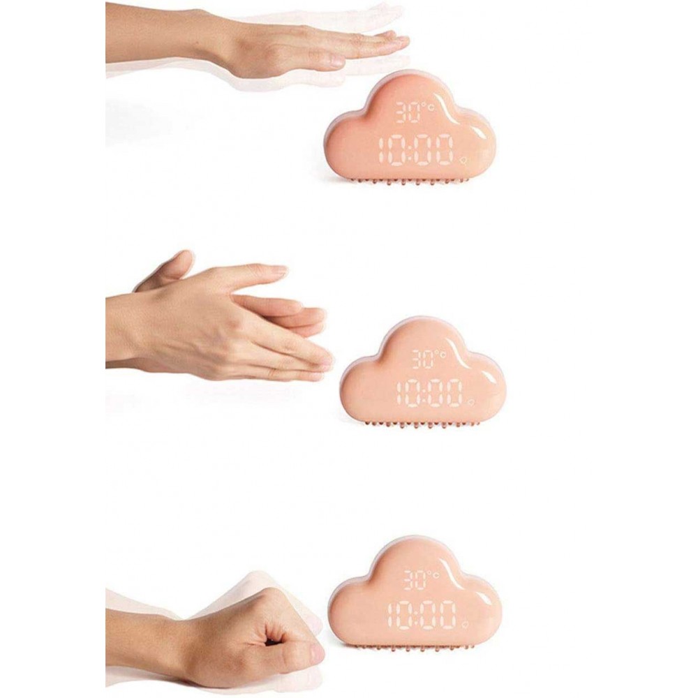 Ρολόι / Ξυπνητήρι / Θερμόμετρο Συννεφάκι Ροζ AlarmClock Cloud MUID - Allocacoc