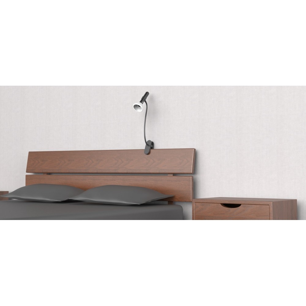 Επαναφορτιζόμενος Φακός LED Με Βάση Τοίχου (Μαύρος) NightLight Recharge FlashLight Με Θερμό Φωτισμό - Allocacoc