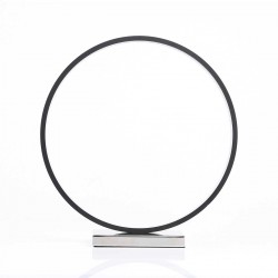 Allocacoc Round Table Lamp |Heng| Σφαιρική διακοσμητική λάμπα διαμέτρου 35 εκατοστών με ροοστάτη (Μαύρο)