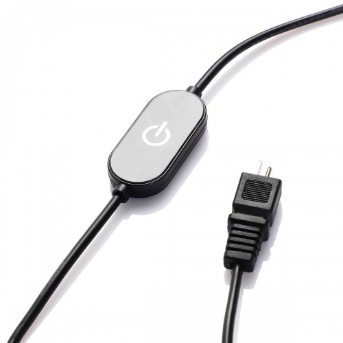 Allocacoc Round Table Lamp |Heng| Σφαιρική διακοσμητική λάμπα διαμέτρου 35 εκατοστών με ροοστάτη (Μαύρο)