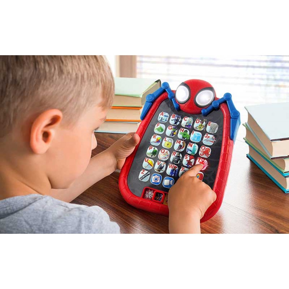 eKids Spiderman Spidey & Friends Learn & Play Tablet για παιδιά 3 ετών και άνω (SA-165) (Μπλε/Κόκκινο)