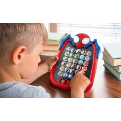 eKids Spiderman Spidey & Friends Learn & Play Tablet για παιδιά 3 ετών και άνω (SA-165) (Μπλε/Κόκκινο)