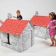 Annahouse Red Roof by Allocacoc – Σπιτάκι Από Χαρτόνι Με Κόκκινη Στέγη