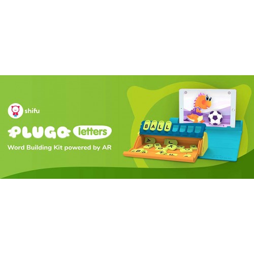 Plugo Letters by PlayShifu Σύστημα παιδικού παιχνιδιού Επαυξημένης Πραγματικότητας γνώσεων με τουβλάκια