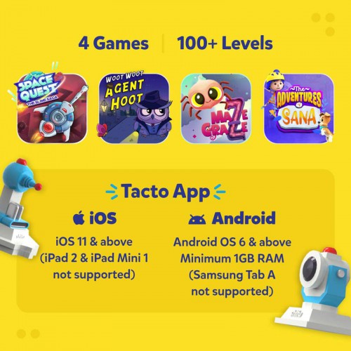 Plugo Tacto Laser by PlayShifu Σύστημα Παιδικού Παιχνιδιού που Μετατρέπει το tablet Σας σε Διαδραστικό Επιτραπέζιο Παιχνίδι