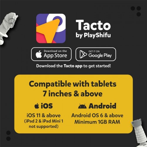 Plugo Tacto Chess by PlayShifu Σύστημα Παιδικού Παιχνιδιού που Μετατρέπει το tablet Σας σε Διαδραστικό Επιτραπέζιο Παιχνίδι