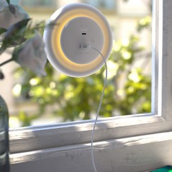 Ηλιακό Φωτάκι Νυκτός Led Που Λειτουργεί Με Ηλιακή Ακτινοβολία LightDisc Solar & Powerbank - Allocacoc