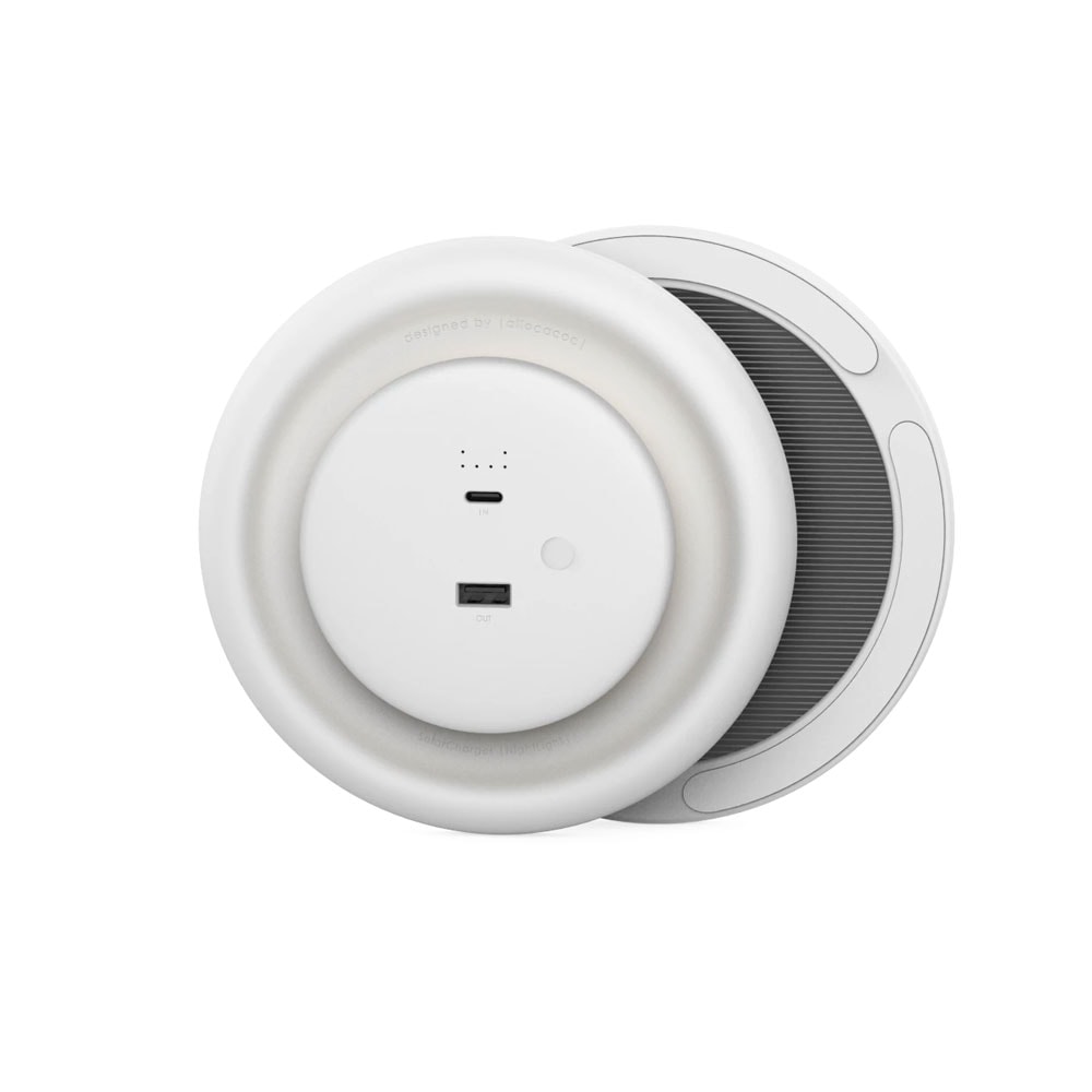 Ηλιακό Φωτάκι Νυκτός Led Που Λειτουργεί Με Ηλιακή Ακτινοβολία LightDisc Solar & Powerbank - Allocacoc