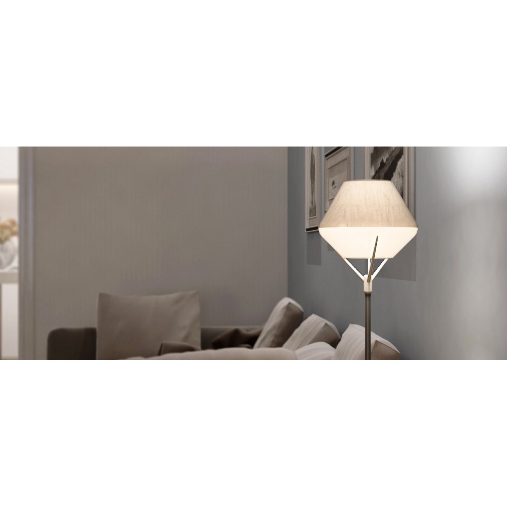 Φωτιστικό Δαπέδου Με Ανιχνευτή Κίνησης Σε Απόχρωση Ξύλου LightShade Tulip - Allocacoc