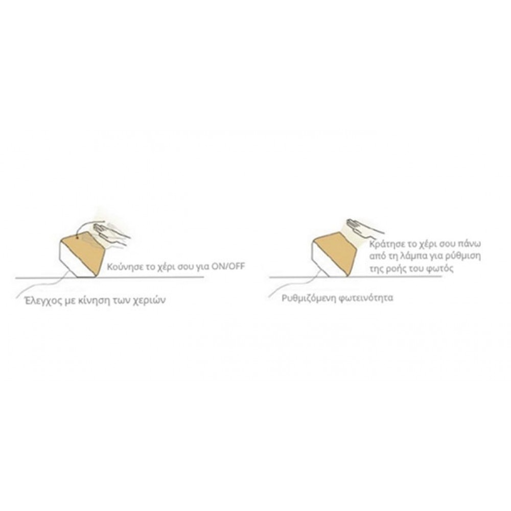 Φωτιστικό Δαπέδου Με Ανιχνευτή Κίνησης Σε Απόχρωση Ξύλου LightShade Tulip - Allocacoc