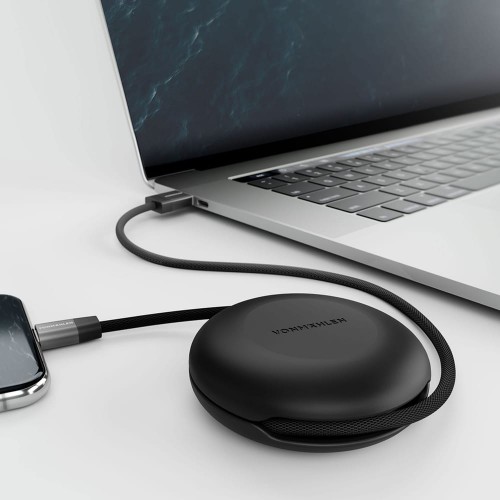 Vonmählen The Luxury Cable® (USB-A σε micro-USB) Καλώδιο Δεδομένων – Μαύρο