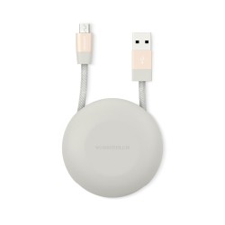 Vonmählen The Luxury Cable® (USB-A σε micro-USB) Καλώδιο Δεδομένων – Λευκό