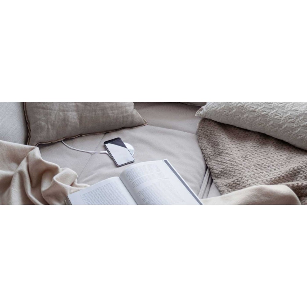 Vonmählen Βάση Ασύρματης Φόρτισης Qi από Δερματίνη με Φορτιστή Ταξιδιού και Καλώδιο 2 μέτρων – Rose Gold