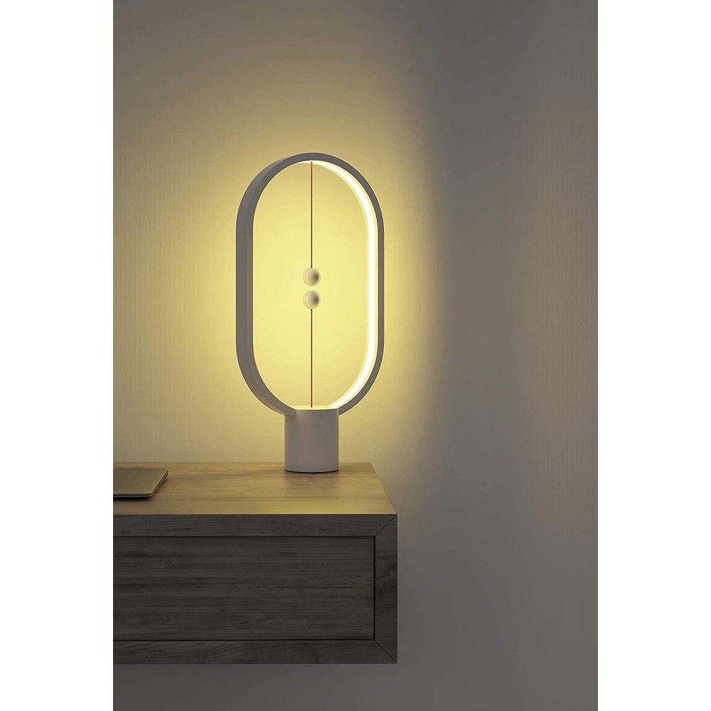 Heng Balance Διακοσμητική Λάμπα Με Μαγνητικό Διακόπτη Σε Λευκό Χρώμα Ellipse - Allocacoc