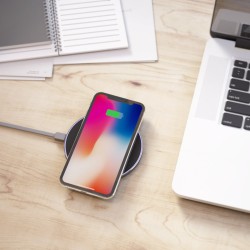 Βάση Ασύρματης Φόρτισης (Μαύρη) Wireless Charger Aluminium - Allocacoc