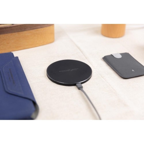 Βάση Ασύρματης Φόρτισης (Μαύρη) Wireless Charger Aluminium - Allocacoc
