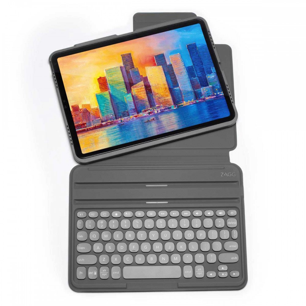 ZAGG Pro Keys Θήκη με πληκτρολόγιο για Apple iPad Pro 12,9″ (3ης, 4ης, 5ης Γενιάς) σε charcoal χρώμα