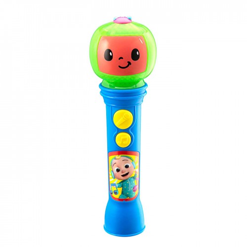 eKids Cocomelon MP3 Ασύρματο Μικρόφωνο Karaoke για παιδιά με ενσωματωμένη μουσική, φωτισμό, Sound Effects (CO-070) (Μπλε/Πράσινο/Κόκκινο)