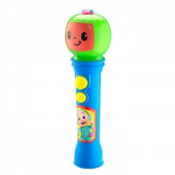 eKids Cocomelon MP3 Ασύρματο Μικρόφωνο Karaoke για παιδιά με ενσωματωμένη μουσική, φωτισμό, Sound Effects (CO-070) (Μπλε/Πράσινο/Κόκκινο)