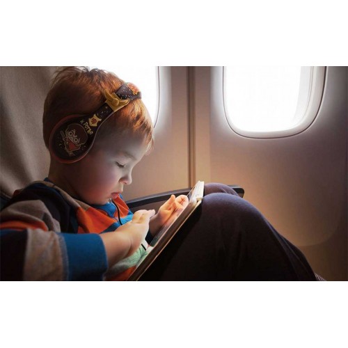 eKids Harry Potter Ενσύρματα Ακουστικά με ασφαλή μέγιστη ένταση ήχου για παιδιά και εφήβους (HP-140) (Μαύρο/Κόκκινο)