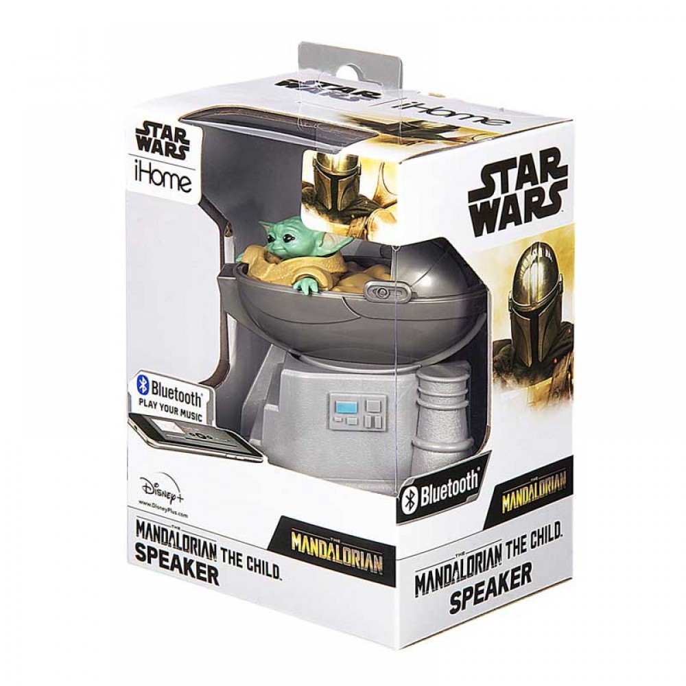 eKids Star Wars : The Child (The Mandalorian) Φορητό ηχείο Bluetooth (Ασημί)