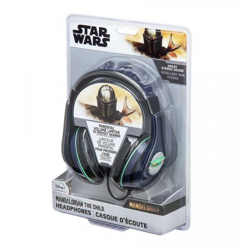 eKids The Mandalorian Ενσύρματα Ακουστικά με ασφαλή μέγιστη ένταση ήχου για παιδιά και εφήβους (MD-140) (Σκούρο Μπλε)