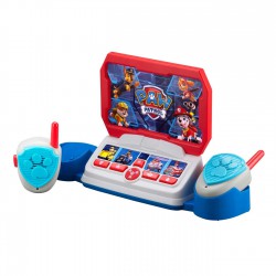 eKids Paw Patrol Walkie Talkies Command Center για παιδιά με ενσωματωμένο μεγάφωνο και εμβέλεια 150 μέτρων (PW-216) (Λευκό/Κόκκινο/Μπλε)