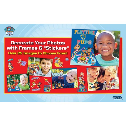 eKids Paw Patrol My First Camera H πρώτη παιδική φωτογραφική μηχανή για παιδιά (PW-535) (Κόκκινο/Μπλε)