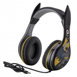 eKids Batman Ενσύρματα Ακουστικά με ασφαλή μέγιστη ένταση ήχου για παιδιά και εφήβους (RI-140BM) (Κίτρινο/Μαύρο)