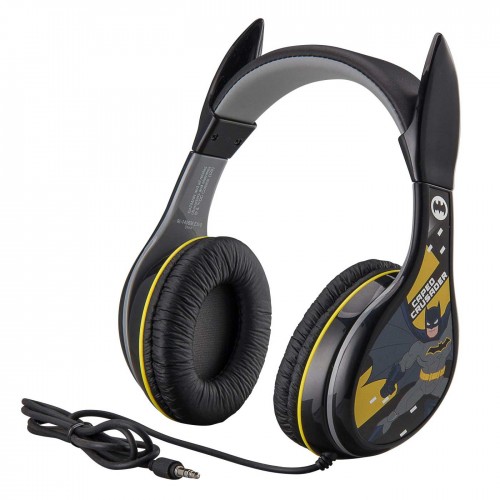 eKids Batman Ενσύρματα Ακουστικά με ασφαλή μέγιστη ένταση ήχου για παιδιά και εφήβους (RI-140BM) (Κίτρινο/Μαύρο)