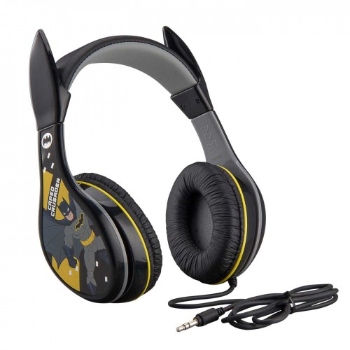 eKids Batman Ενσύρματα Ακουστικά με ασφαλή μέγιστη ένταση ήχου για παιδιά και εφήβους (RI-140BM) (Κίτρινο/Μαύρο)
