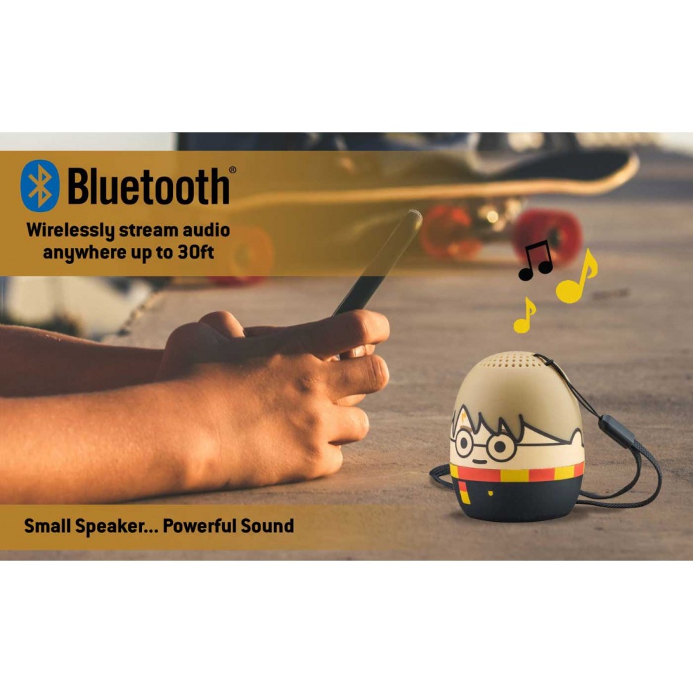 eKids Harry Potter Φορητό ηχείο Bluetooth για παιδιά με λουράκι καρπού (Μαύρο/Κίτρινο/Μπεζ)