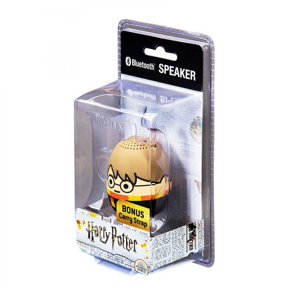 eKids Harry Potter Φορητό ηχείο Bluetooth για παιδιά με λουράκι καρπού (Μαύρο/Κίτρινο/Μπεζ)