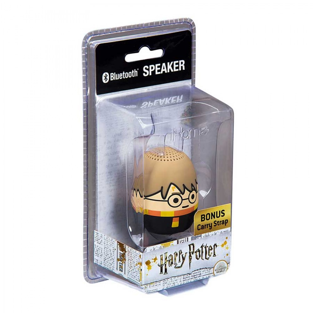 eKids Harry Potter Φορητό ηχείο Bluetooth για παιδιά με λουράκι καρπού (Μαύρο/Κίτρινο/Μπεζ)