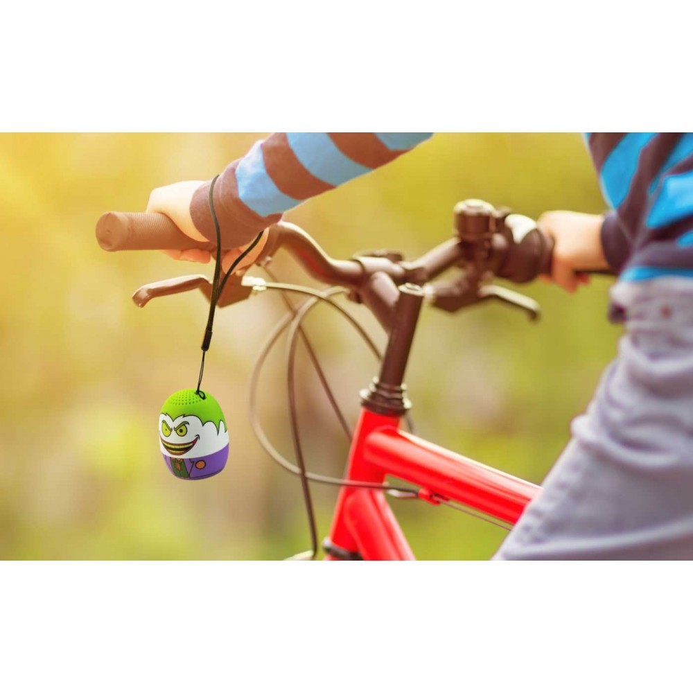 eKids Joker Φορητό ηχείο Bluetooth για παιδιά με λουράκι καρπού (Μωβ/Κίτρινο)