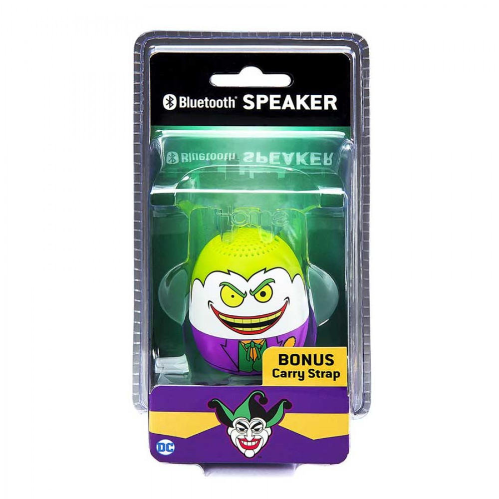 eKids Joker Φορητό ηχείο Bluetooth για παιδιά με λουράκι καρπού (Μωβ/Κίτρινο)