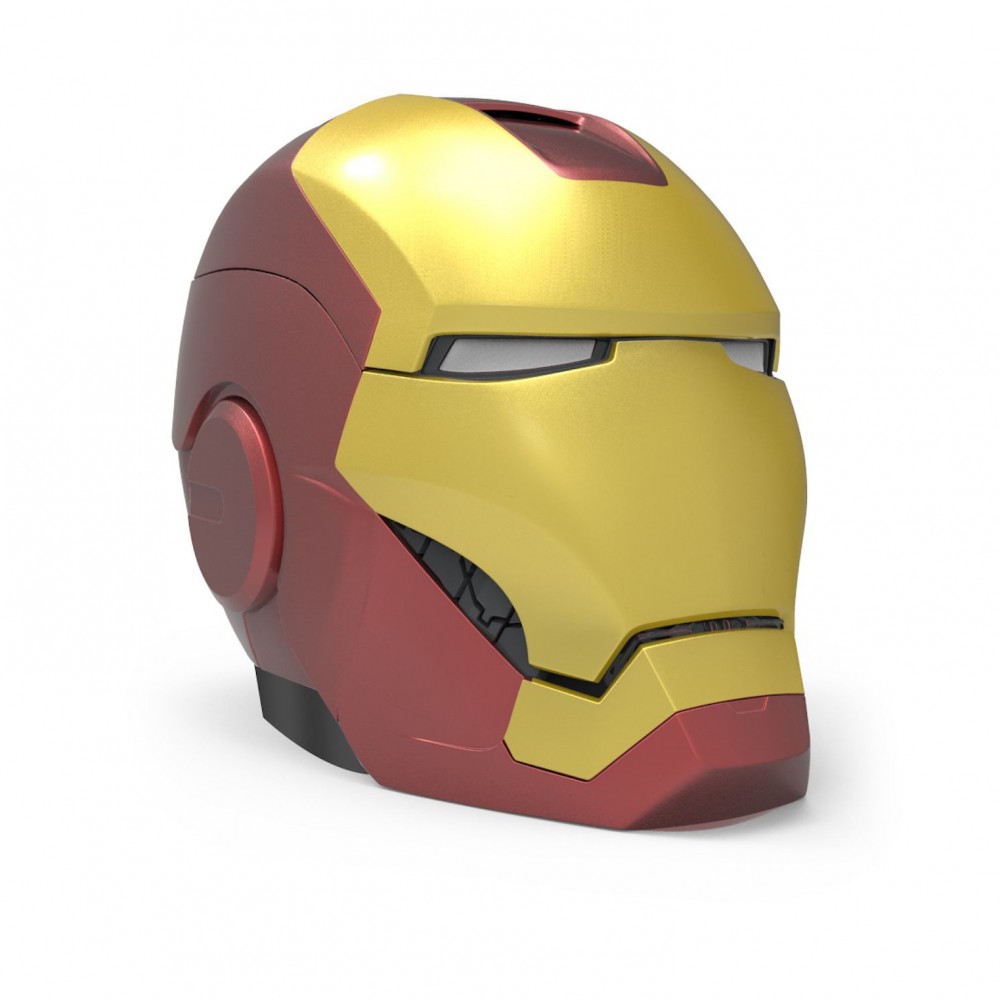 eKids Captain America: Civil War Iron Man Helmet Φορητό ηχείο Bluetooth (Κόκκινο/Χρυσό)