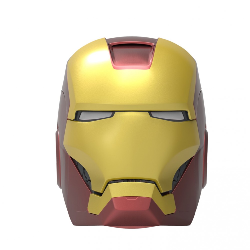 eKids Captain America: Civil War Iron Man Helmet Φορητό ηχείο Bluetooth (Κόκκινο/Χρυσό)